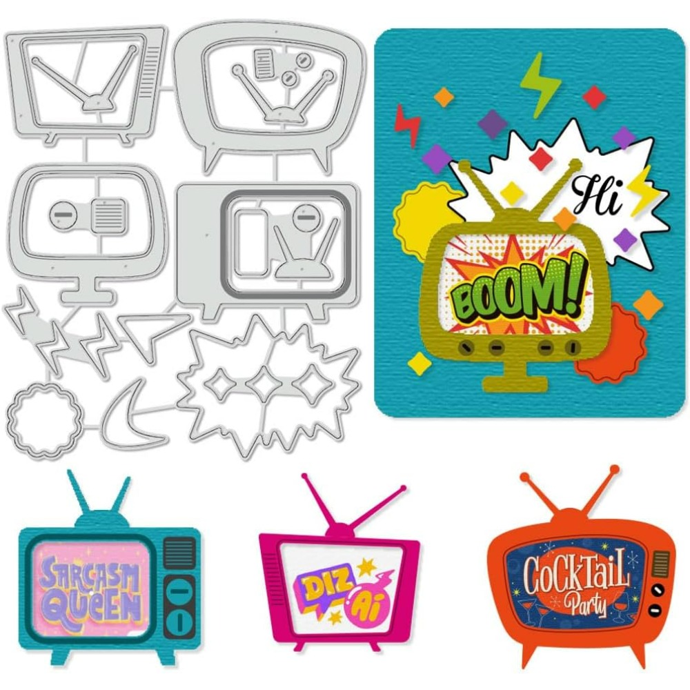 Workshop Tools Diy - Retro TV Kesme Ölür Şablonlar Çerçeve