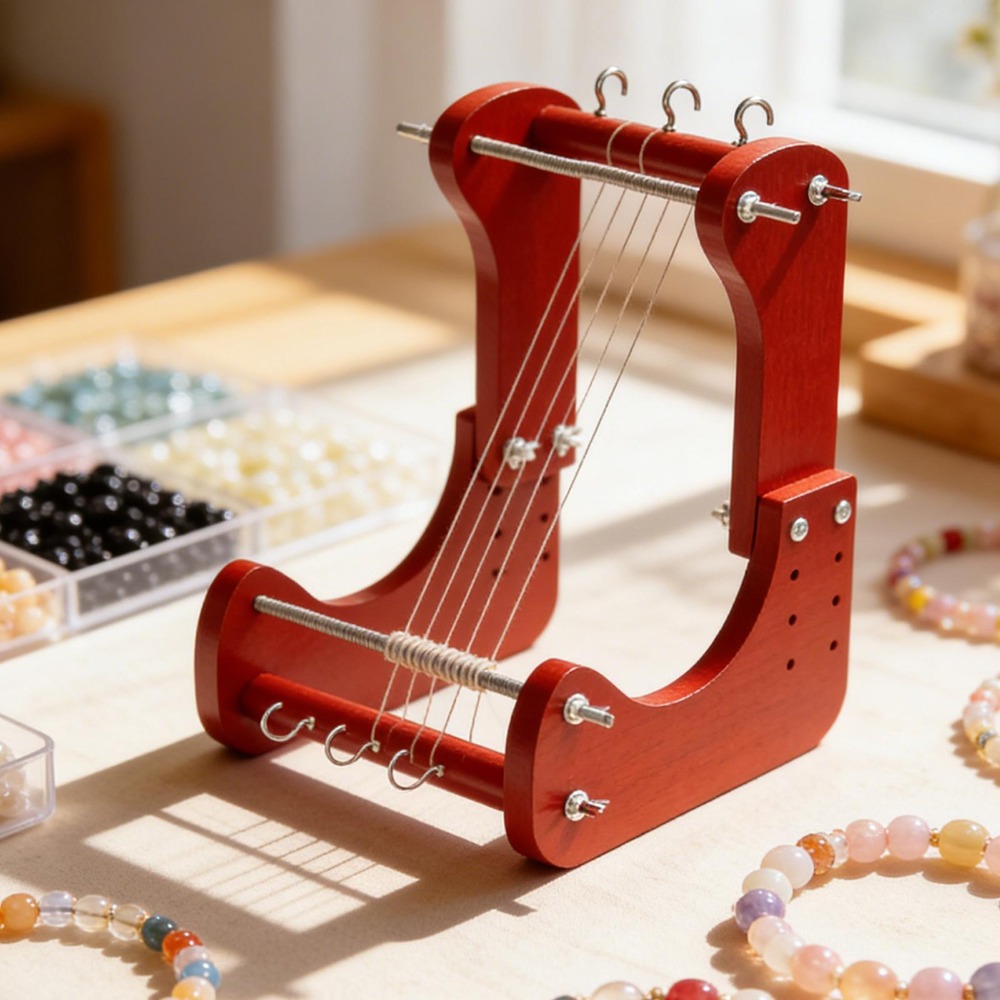 Tools Jewelry Making - Ahşap Boncuk Dokuma Tezgahı Seti, Ayarlanabilir