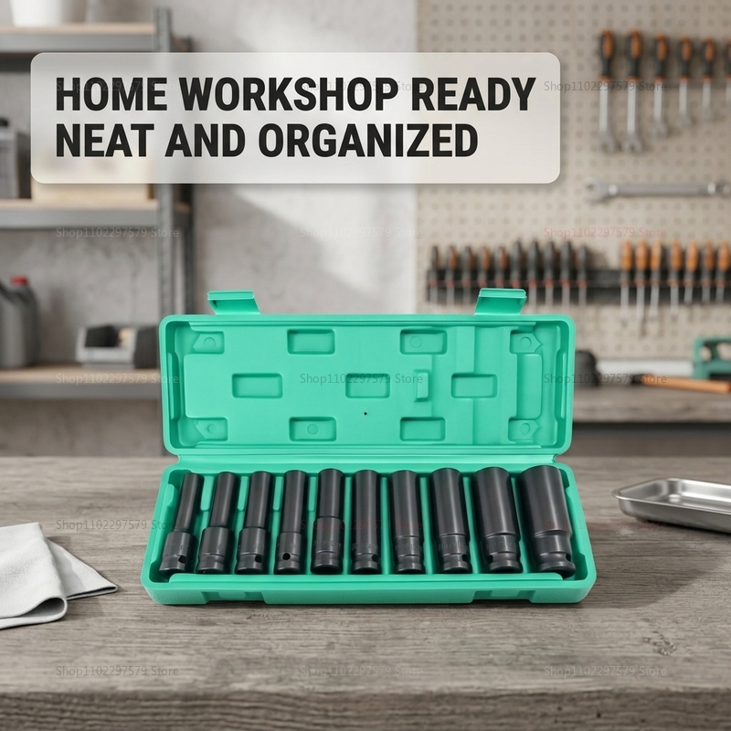 Tools In Electrical Workshop - 10 adet lokma anahtar seti 8-24mm