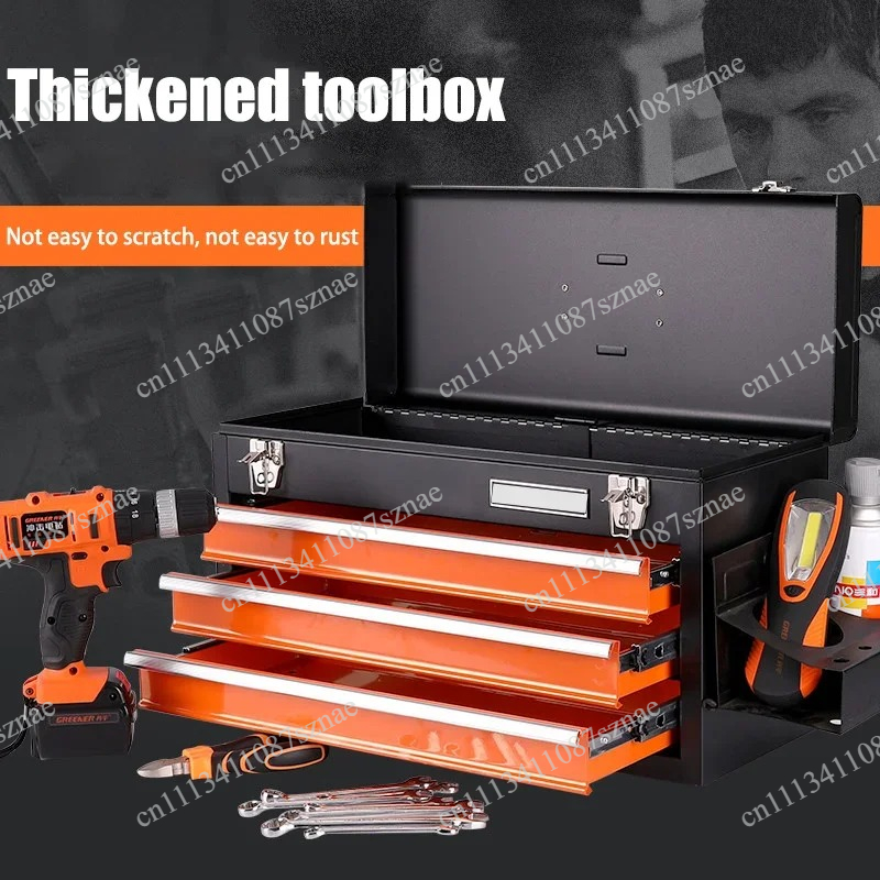 Tools Box For Workshop - Taşınabilir 4 Çekmeceli Alet Saklama Kutusu,