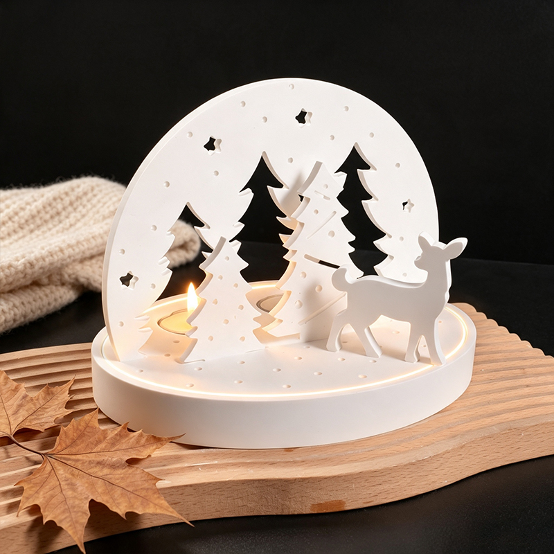 Noel Geyiği Tealight Mumluk Si - Workshop Tools Diy incelemesi ve fiyatı