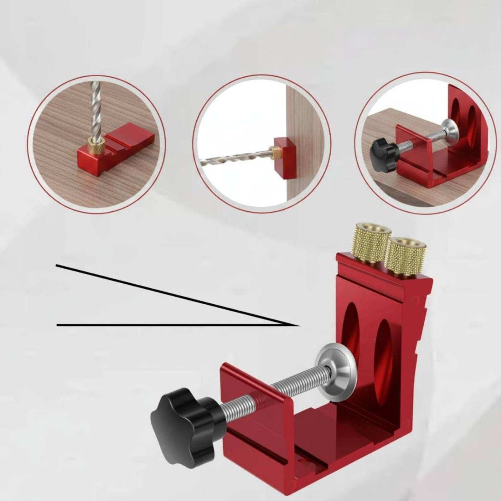 15 Derece Açılı Delme Kılavuzu - Workshop Joinery Tools incelemesi ve fiyatı