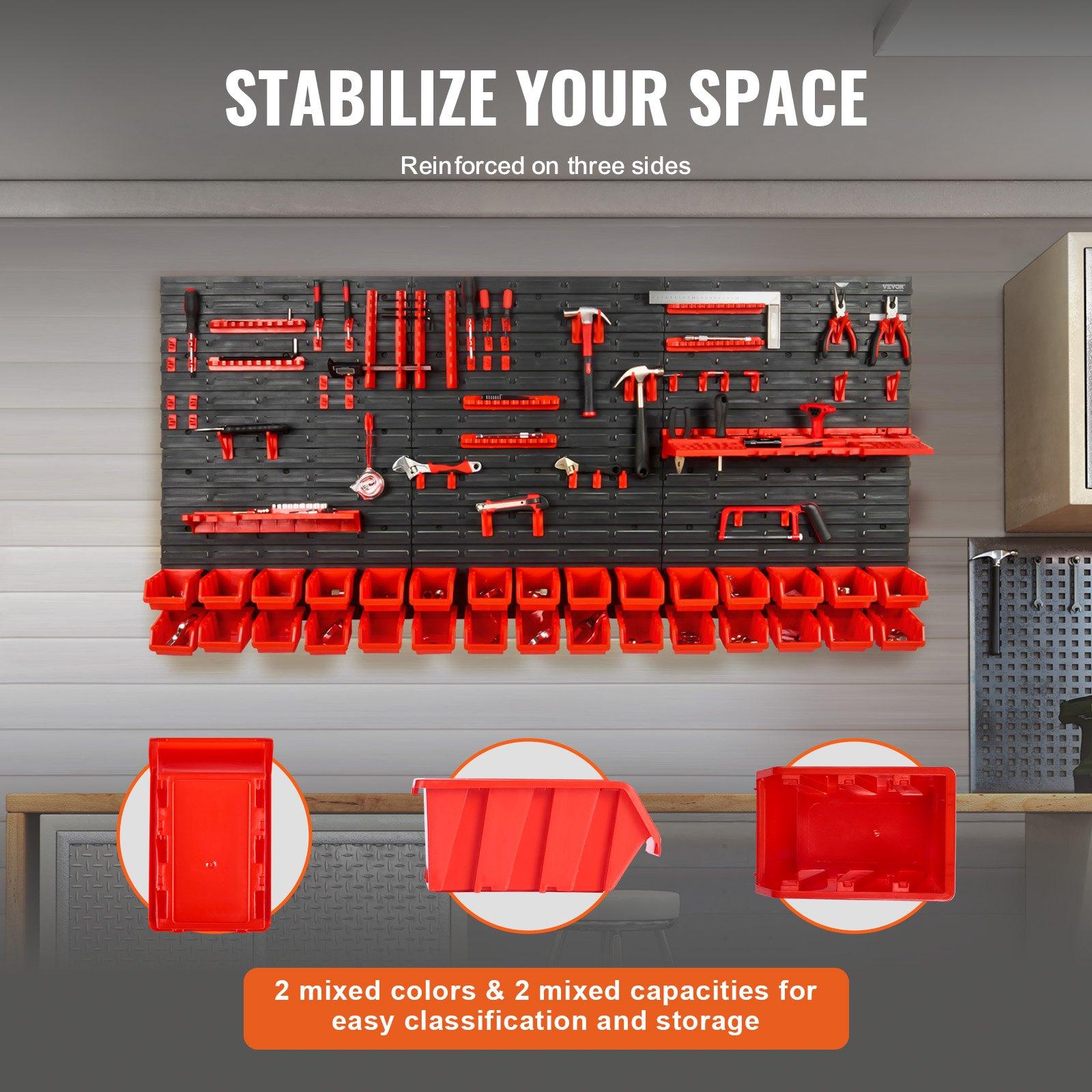 Duvara Monte Edilebilen 30 Böl - Workshop Tools Storage incelemesi ve fiyatı