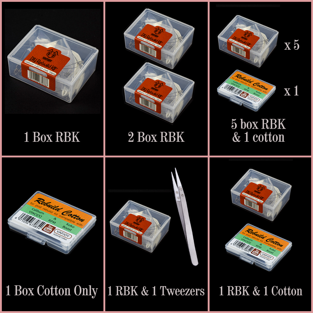 Orijinal VAPJOY DIY Rebuild ki - Tools Vape incelemesi ve fiyatı