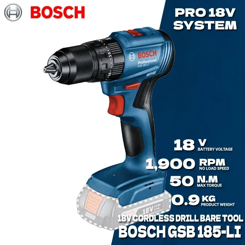 BOSCH GSB 185-LI Fırçasız Akül - Bosch Drill Gsb 18V incelemesi ve fiyatı