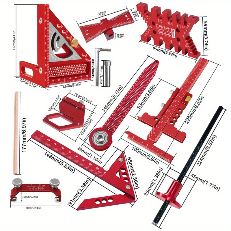 Atölye Marangoz Kare Seti Çok  - Workshop Joinery Tools incelemesi ve fiyatı