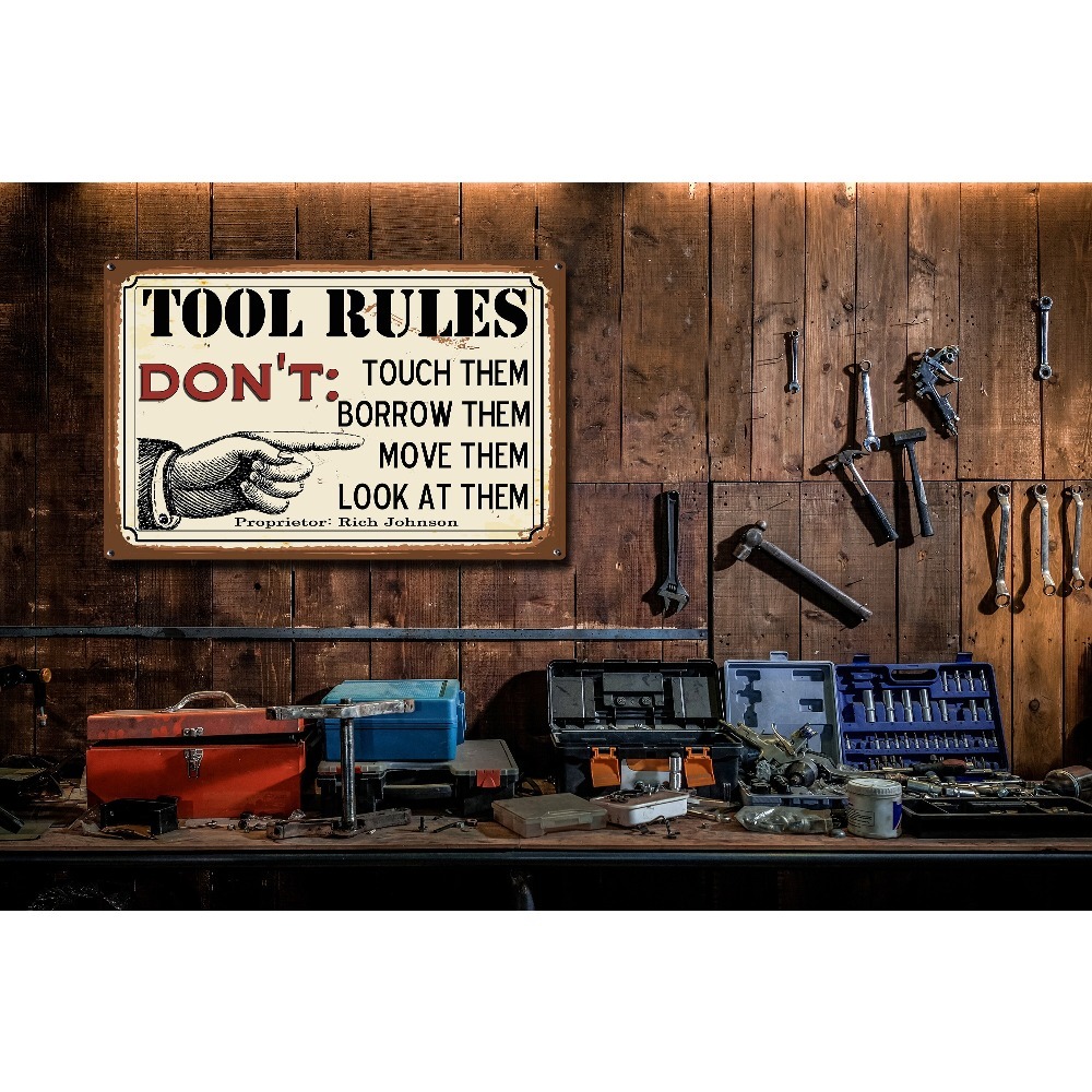 1 adet Kişiselleştirilebilir A - Workshop Tools Name incelemesi ve fiyatı