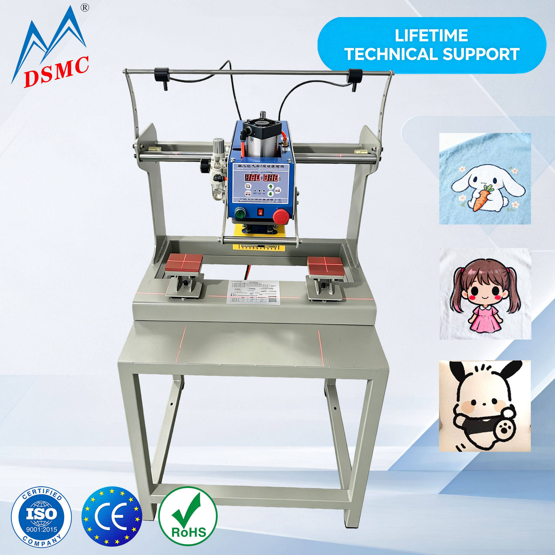 Çift İstasyonlu Isı Pres Makin - Workshop Tools Logo incelemesi ve fiyatı