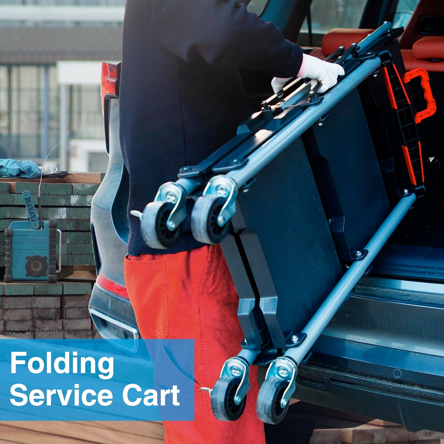 3 Raflı Katlanabilir Tekerlekl - Workshop Tools Storage incelemesi ve fiyatı