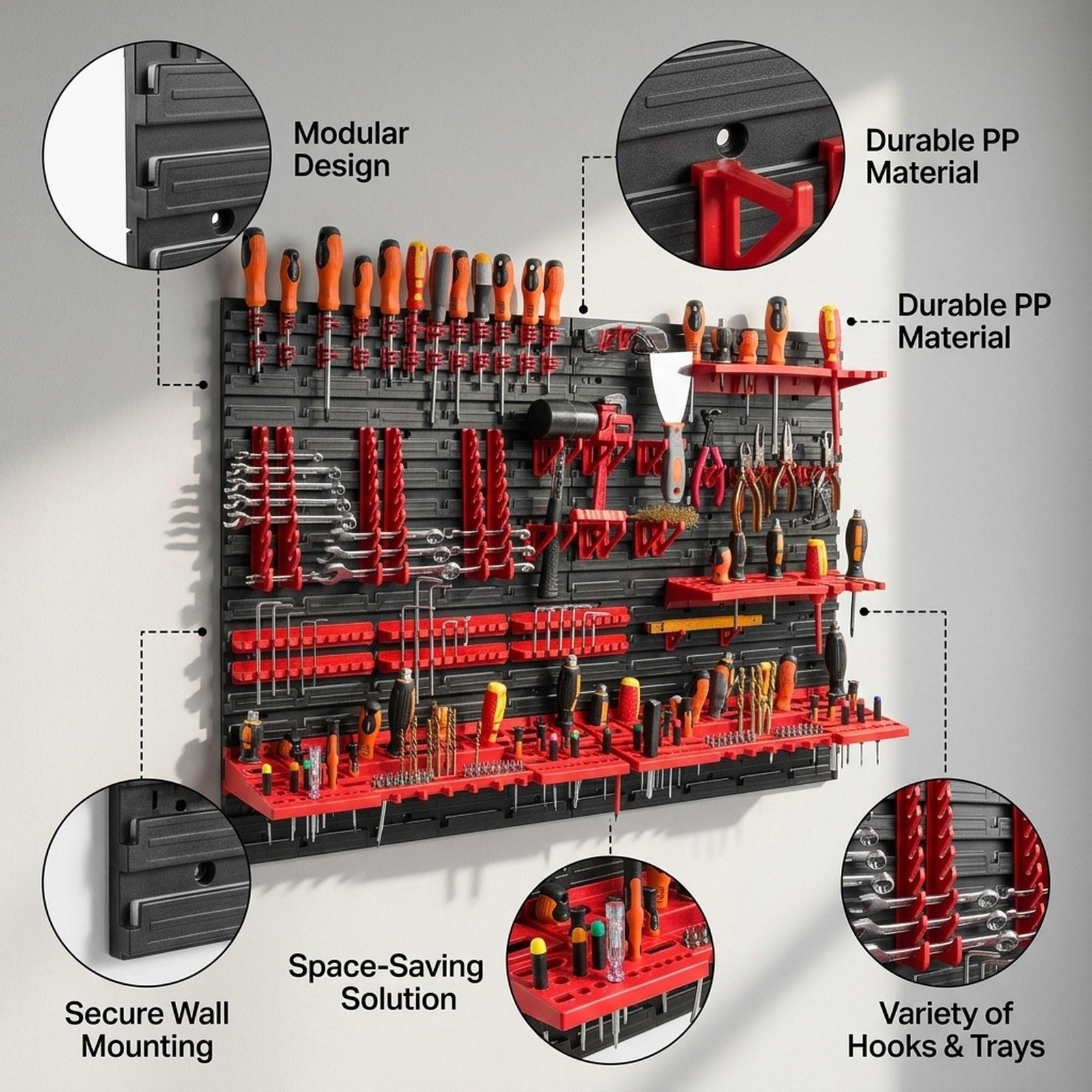 Duvara Monte Edilen Depolama K - Workshop Tools Board incelemesi ve fiyatı